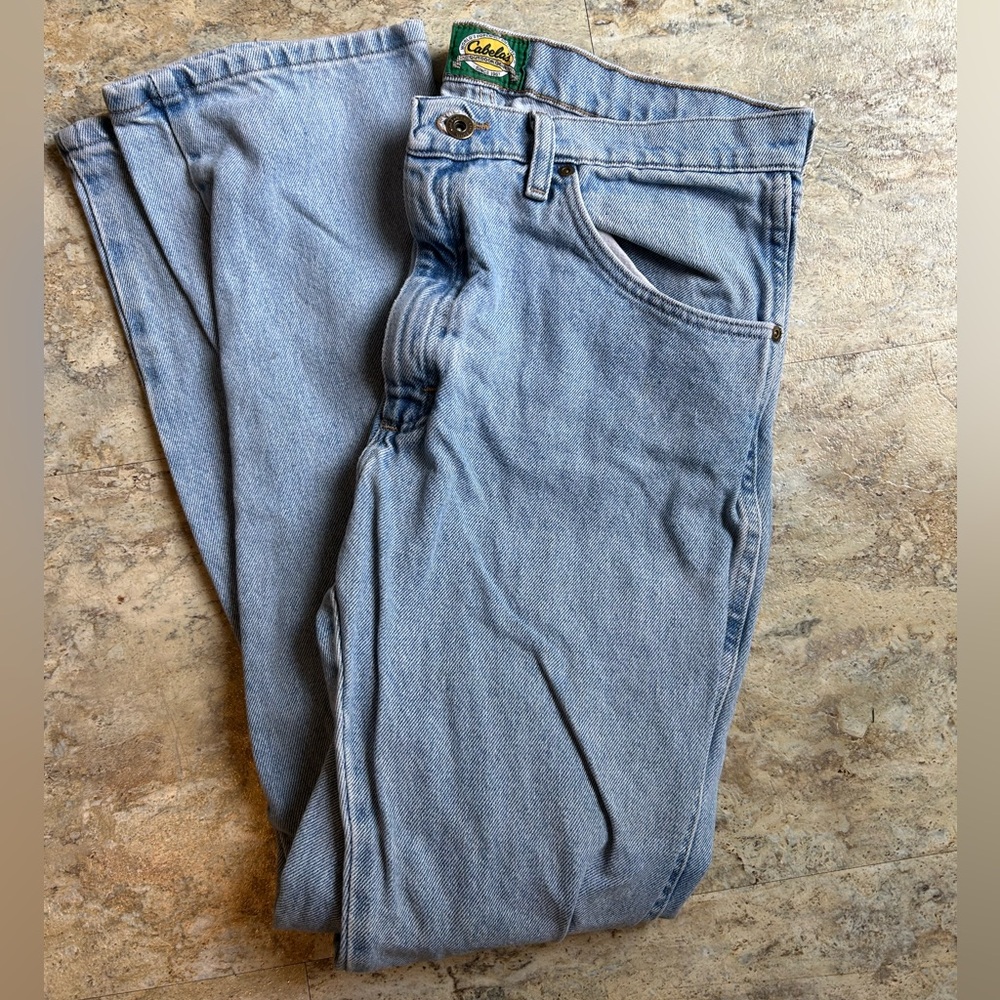 Cabela's Classic Light Blue Denim Jeans